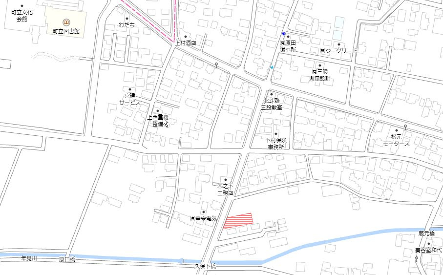 北諸県郡三股町大字樺山の売地の土地図