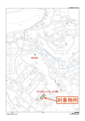 【地図】 | 大津町杉水土地 | 桜丘団地の2筆の土地です