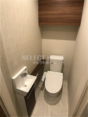 【トイレ】 | ケントスクエア八番館 | ゆったりとした空間のトイレです