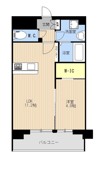【間取り】 | LIBTH箱崎 | 別号室の写真になります。現況優先。