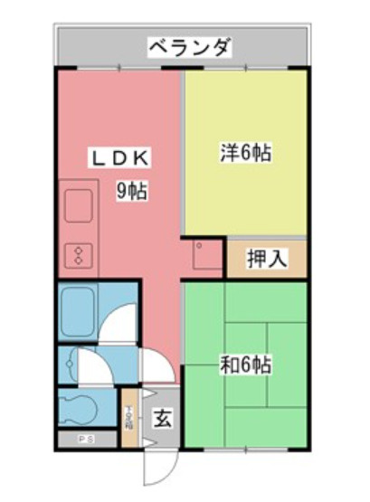 セキレイマンション大手町【キャッシュバック対象物件】の間取り