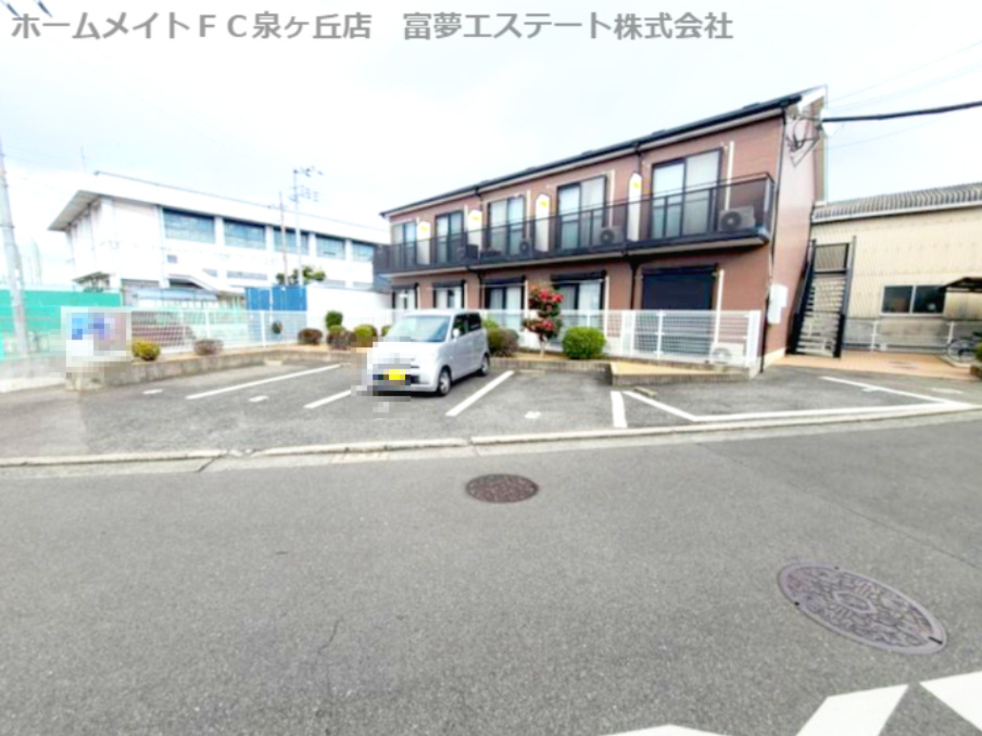 フジパレスシェソワ土塔の駐車場