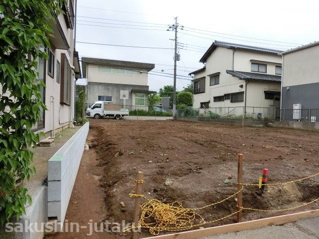 大和田　売地の外観|八千代市大和田　売地　建築条件なし　地積約４６．１坪　北西側４ｍ公道面　
