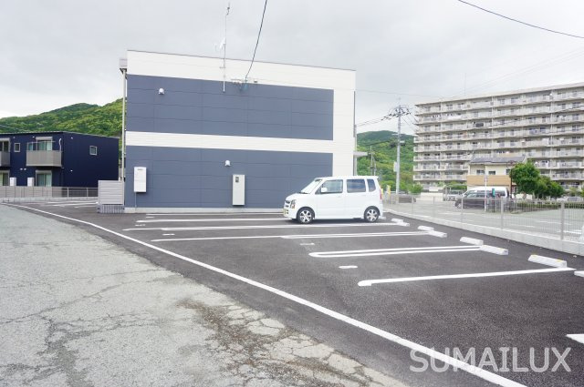 熊本市西区上高橋１丁目のアパートの駐車場