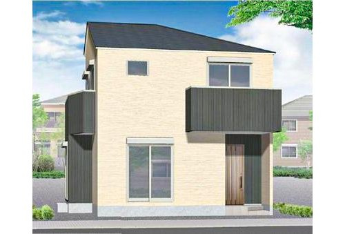 保土ヶ谷駅徒歩７分！閑静な住宅街♪の外観パース|2022年7月完成予定です。（イメージパース）