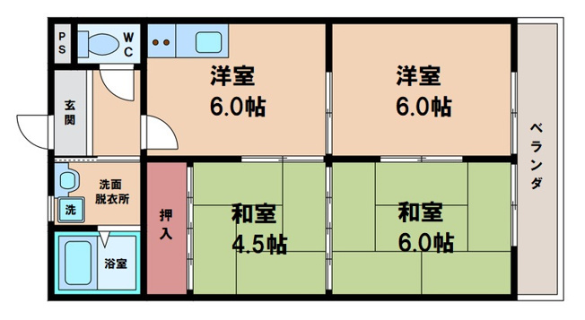 【間取り】 | TMコーポアビコ