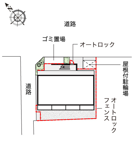 レオネクスシルクパレスの区画図|シルクパレス