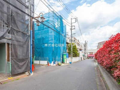 【前面道路含む現地写真】 | 葛飾区東金町1丁目　新築戸建