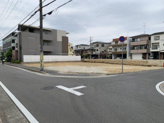ＦｒｅｅＬｉｆｅ若王寺Ⅷ　3号地の前面道路含む現地写真