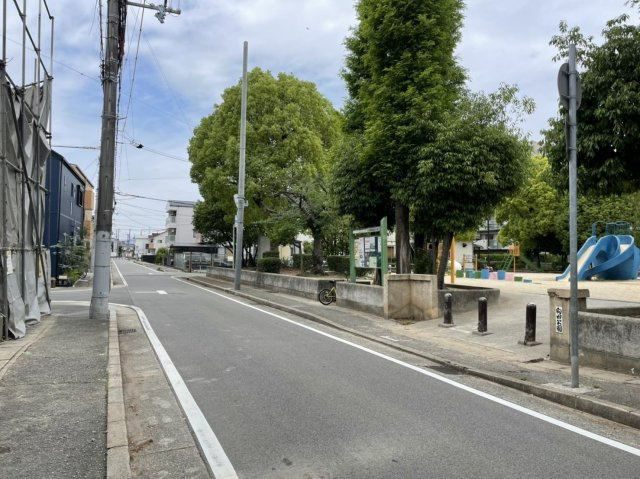 ＦｒｅｅＬｉｆｅ若王寺Ⅷ　2号地の前面道路含む現地写真