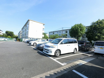 【駐車場】 | 上中里団地８号棟 | 平置き駐車場です。
