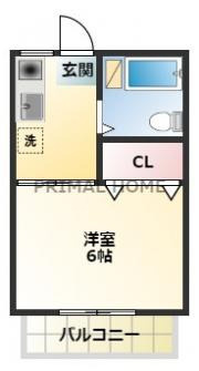 【間取り】 | 仲町ハイツ