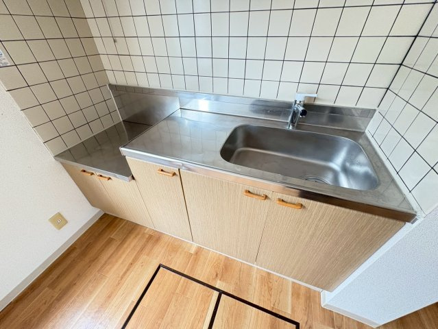 石橋ハイツＢ棟のキッチン