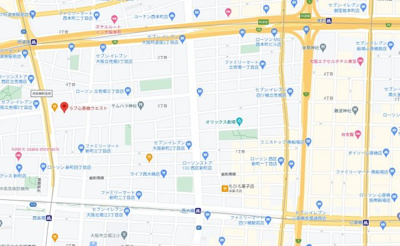 【地図】 | ＬＡＶ心斎橋ＷＥＳＴ