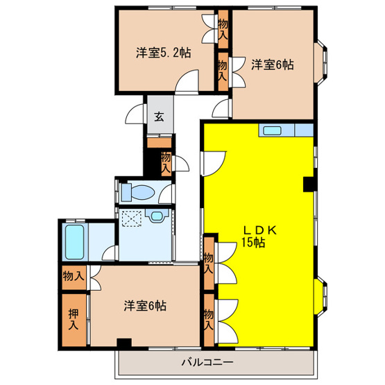 【間取り】 | 並木３丁目ダイゴハイツ