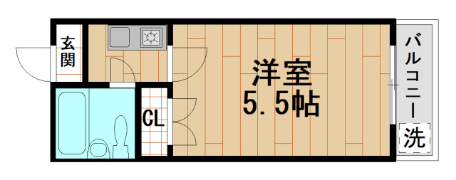 アベニュー藤　(近大　一人暮らし)の間取り