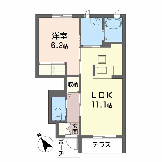 【間取り】 | メゾンクレール関戸