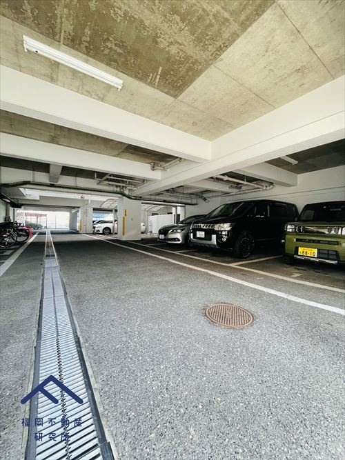 白亜館の駐車場