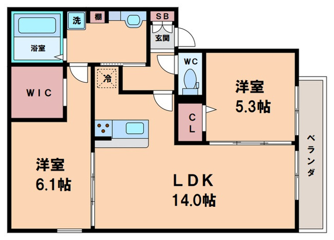 【間取り】 | リラ清水丘Ⅱ