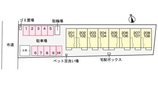 ディーセントⅠの区画図