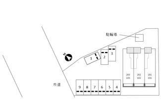 【駐車場】 | プルミエール信　岡崎市小呂町