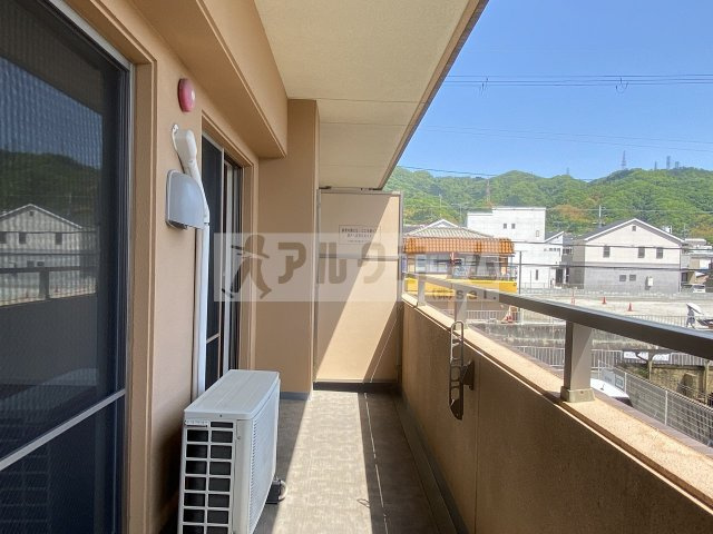 キラクマンションのバルコニー