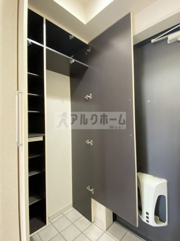 キラクマンションの玄関