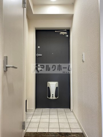 キラクマンションの玄関