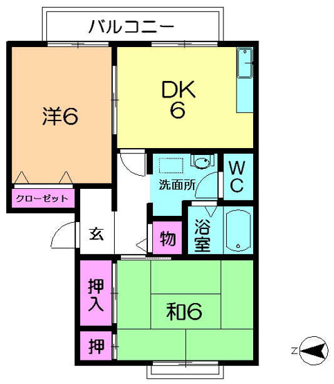 【間取り】 | ボナールB