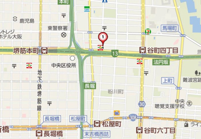 【地図】 | ミストラル本町ウエスト