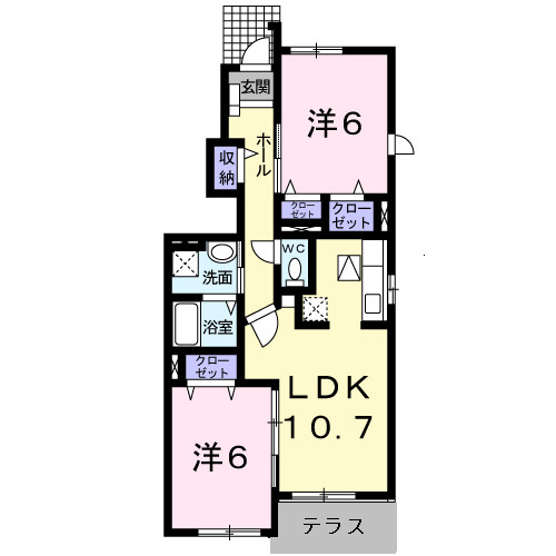 【間取り】 | サンリット　Ⅰ