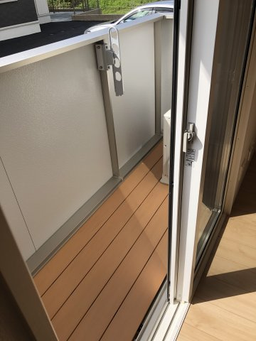 グランクレージュ有田川　A棟のバルコニー