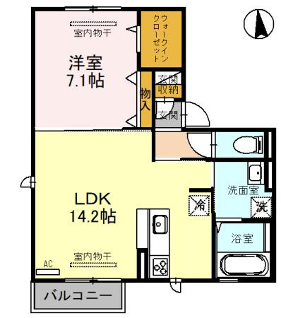 【間取り】 | グランクレージュ有田川　A棟