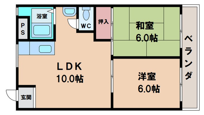【間取り】 | シャトー北畠