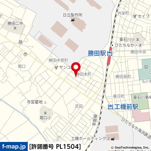 【地図】 | 勝田本町S貸地