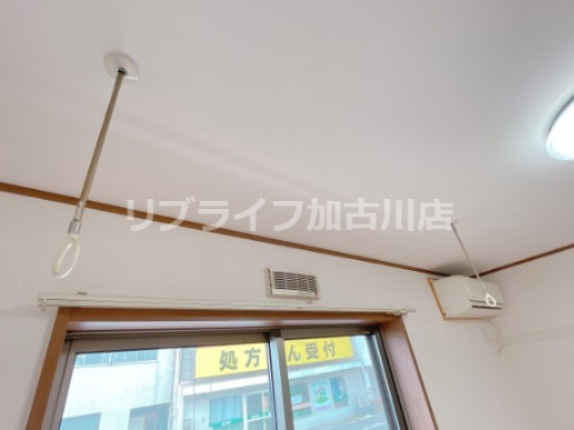 ハナマス　フォレストの設備|室内物干し付き
