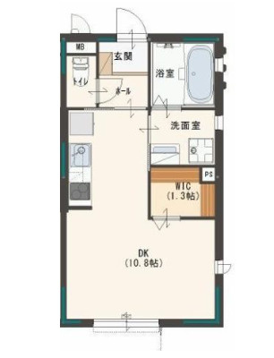 ハナマス　フォレストの間取り