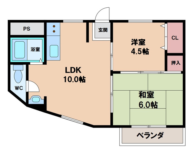 【間取り】 | シャトー北畠
