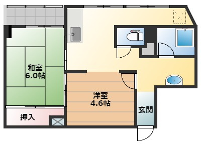 エイシン長栄寺ビルの間取り