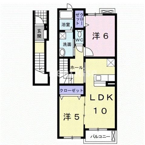 サンタ　モニカの間取り|間取図