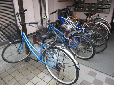 【その他共用部分】 | 第二植原マンション | 自転車置場です