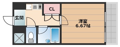 グランメール永和の間取り