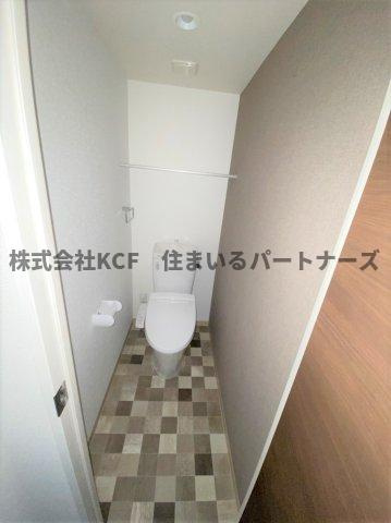 ベルオロール大善寺のトイレ|落ち着いた色調のトイレです