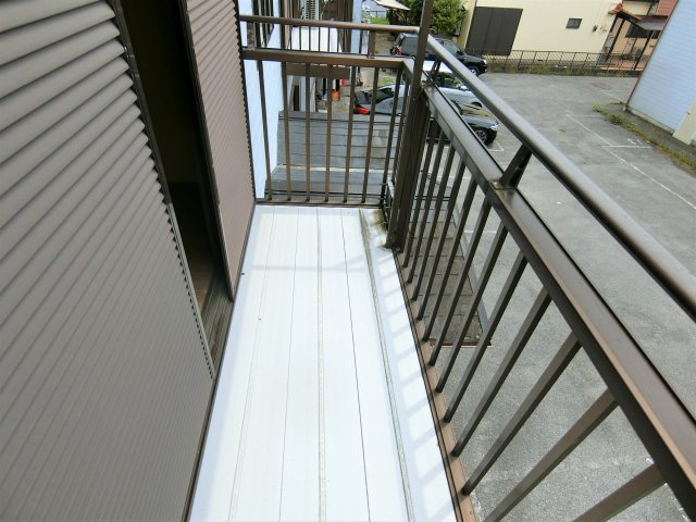 松崎テラスハウスのバルコニー