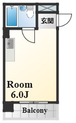 永手コスモハイツの間取り