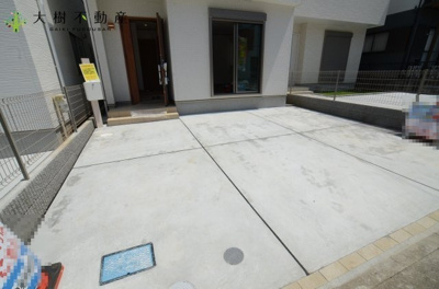 【駐車場】 | 海老名市柏ケ谷　新築戸建て　全３棟　【仲介手数料無料】