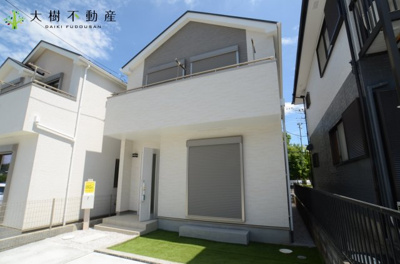 【外観】 | 海老名市柏ケ谷　新築戸建て　全3棟　【仲介手数料無料】 | 建物完成しました♪　内見可能です☆