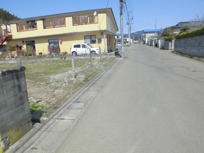 【前面道路含む現地写真】 | 大館市早口字深沢岱・売地
