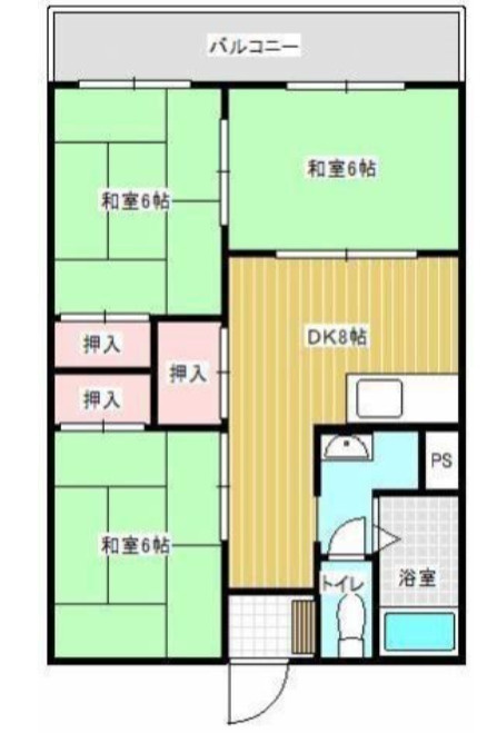 サンコーポシライシの間取り