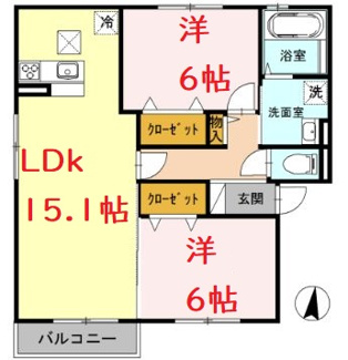 【間取り】 | エトワールM A棟 | エトワールM　A棟の間取り